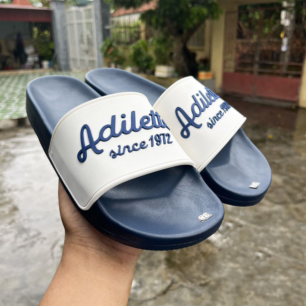 Dép lê nam màu đen quai ngang họa tiết tia sét siêu đẹp Cao Cấp Đỉnh Cao Vip 2023