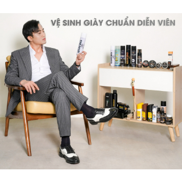 Chai vệ sinh giày dạng xịt làm sạch chuyên dụng cho giày thể thao giày sneaker - 300ml -3 Món