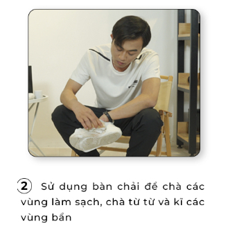 Bình / Chai Xịt Bọt Tuyết Giặt Khô Giày, Tẩy Trắng Giày Dép Sneaker 300ml - Combo Premium -3 Món