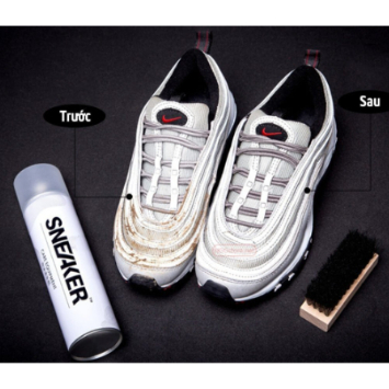 Chai vệ sinh giày dạng xịt làm sạch chuyên dụng cho giày thể thao giày sneaker - 300ml -3 Món
