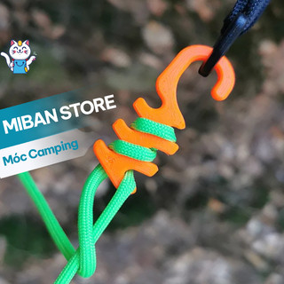 Móc dây dù , dây paracord - phụ kiện cắm trại, dựng lều , bạt