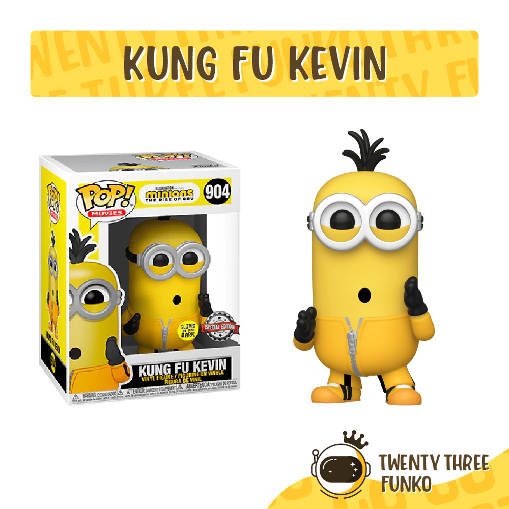 Mô hình đồ chơi Funko Pop • Kung Fu Kevin 904 • Minion (Special Edition)