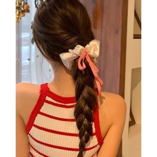 Cột Tóc Scrunchies Vải Lụa Thắt Nơ Nữ Tính - COT1241 - Bcorner
