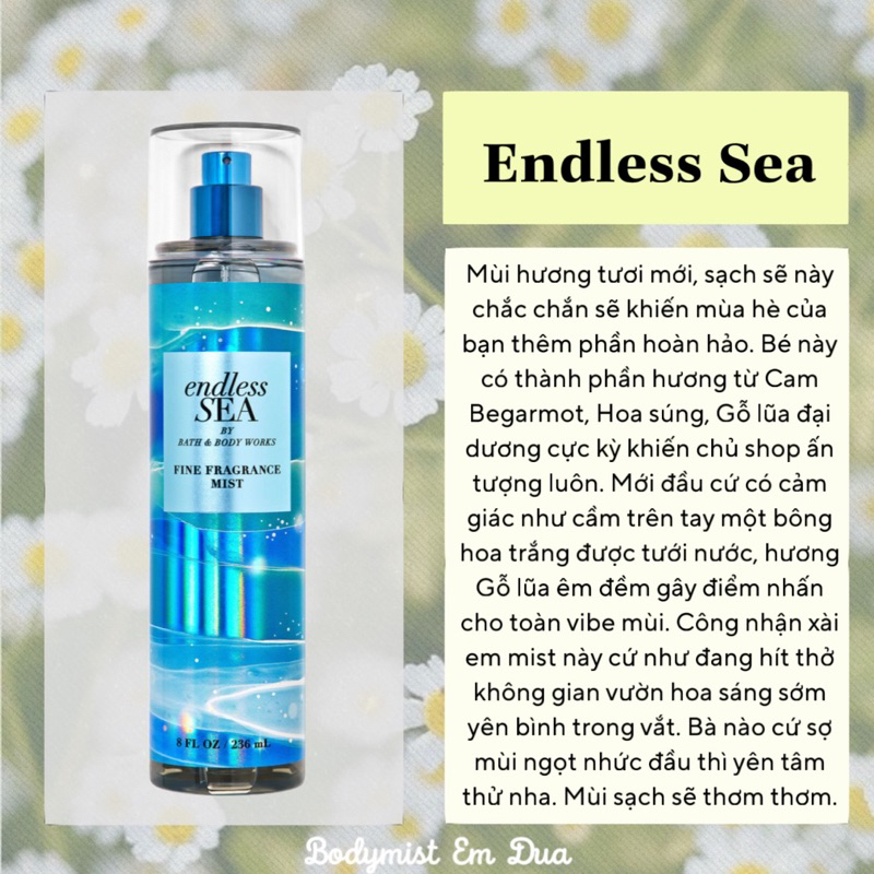 Xịt Thơm Toàn Thân - ENDLESS SEA