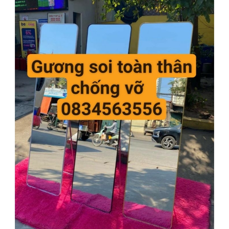 Gương soi toàn thân chống vỡ siêu nét hàng loại 1