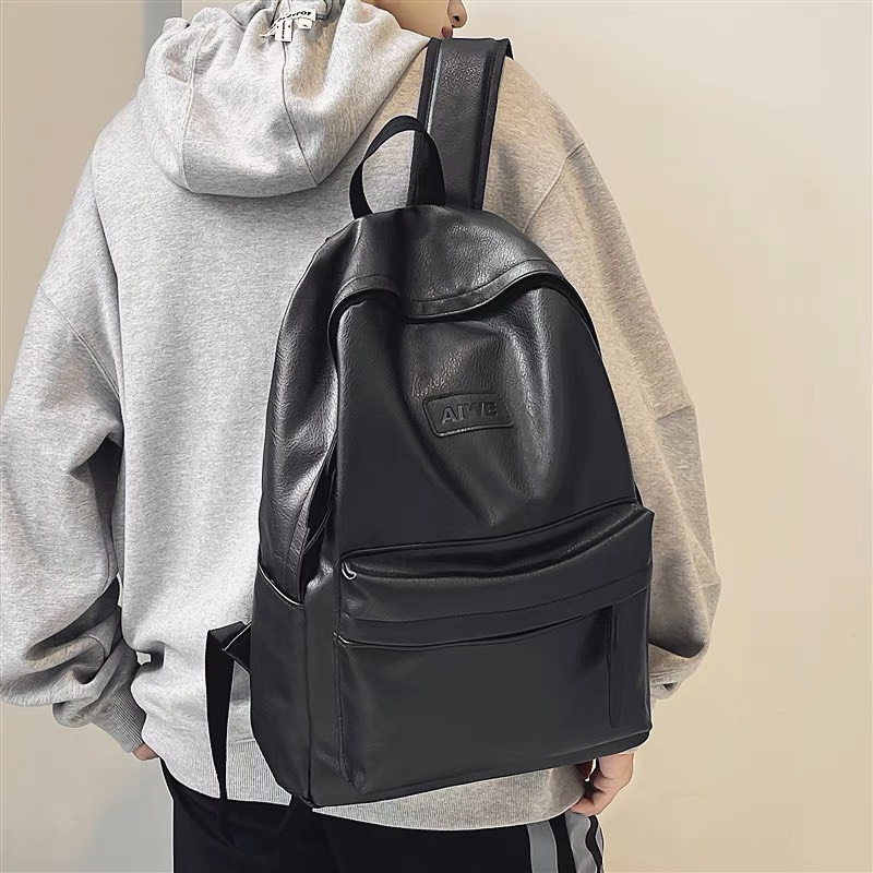 Balo da thời trang nam nữ đi học đi chơi,  balo ulzzang kiểu dáng basic đựng laptop 15.6 inch