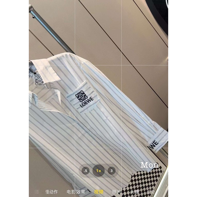 Sơ mi kẻ Loe.we form rộng qcl1