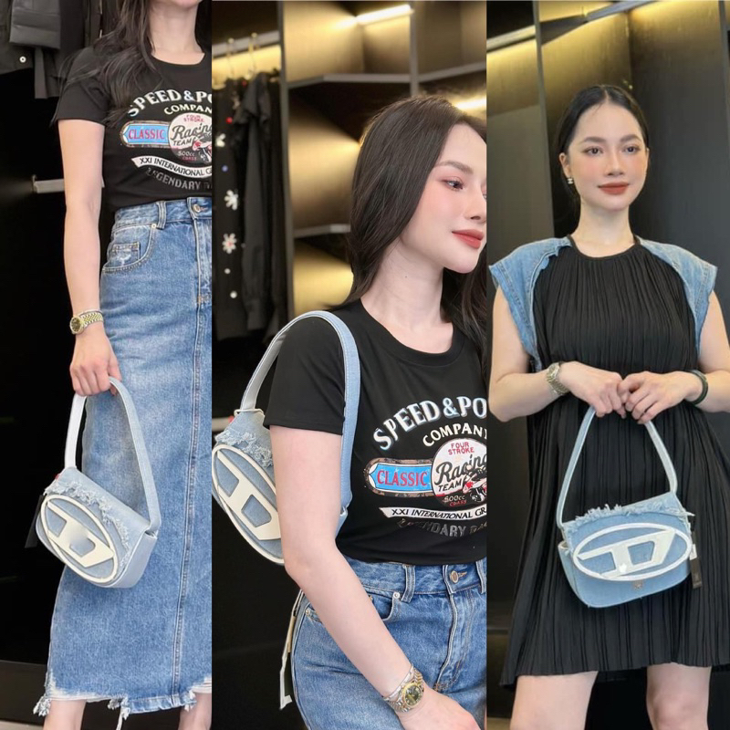 Túi die.sell jean  mã mới nhất full box size 20 loại 1