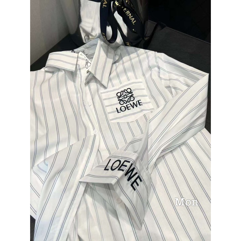 Sơ mi kẻ Loe.we form rộng qcl1