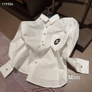 Sơ mi Cha.Nel đá form rộng qcl1