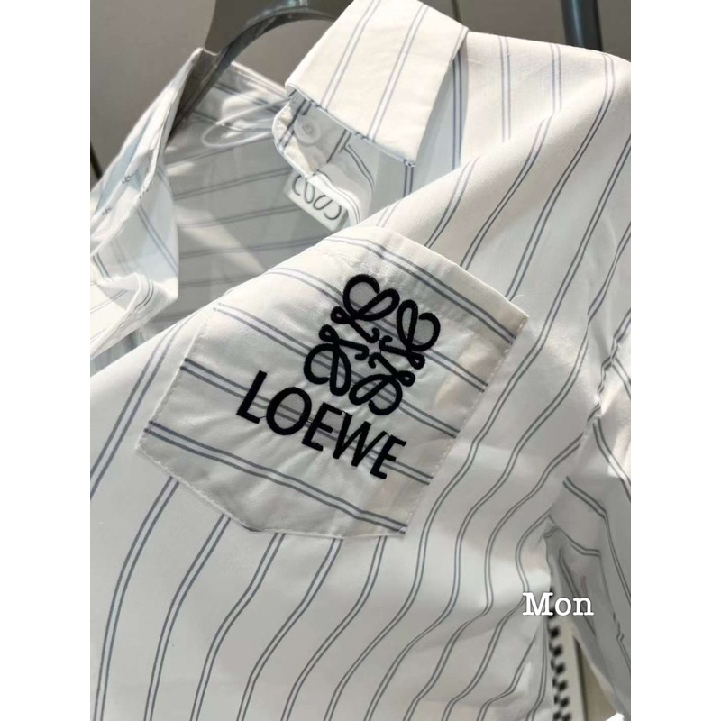 Sơ mi kẻ Loe.we form rộng qcl1