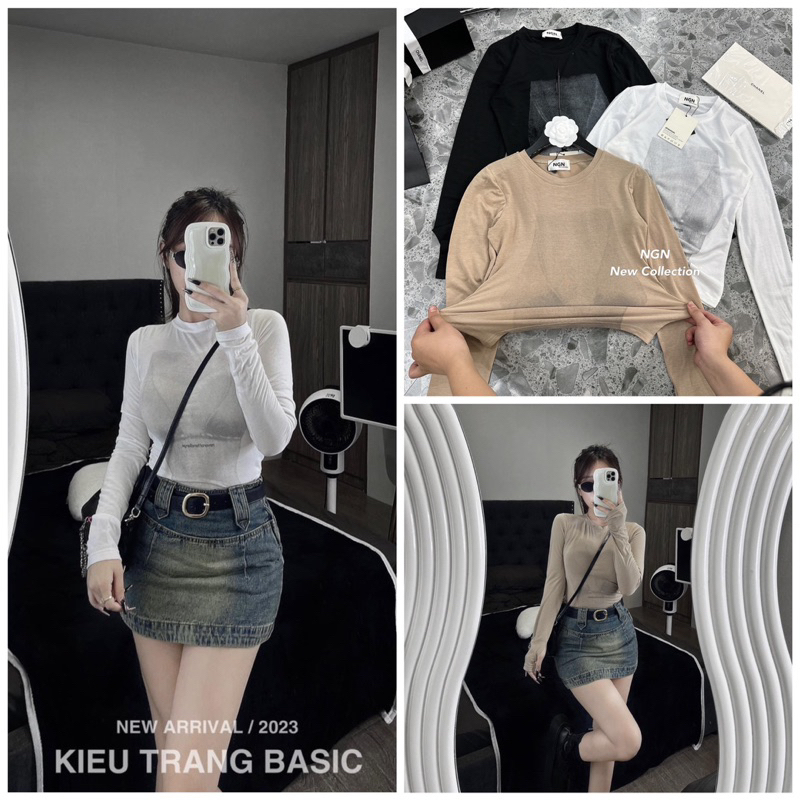 Áo thun dài tay in hình độ body 3D