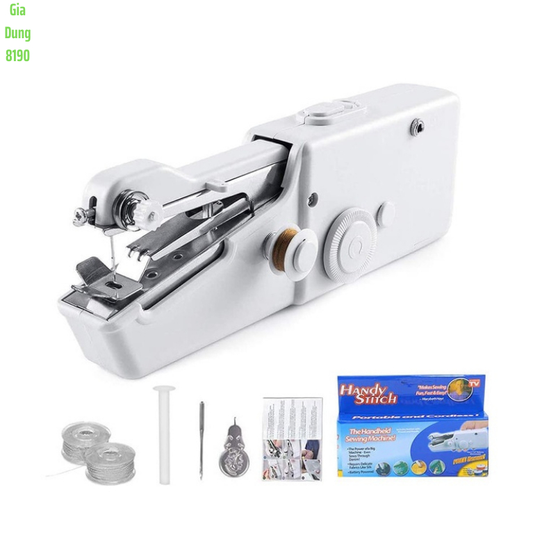Máy may mini cầm tay - Máy khâu cầm tay nhỏ gọn, tiện dụng . máy may thông minh
