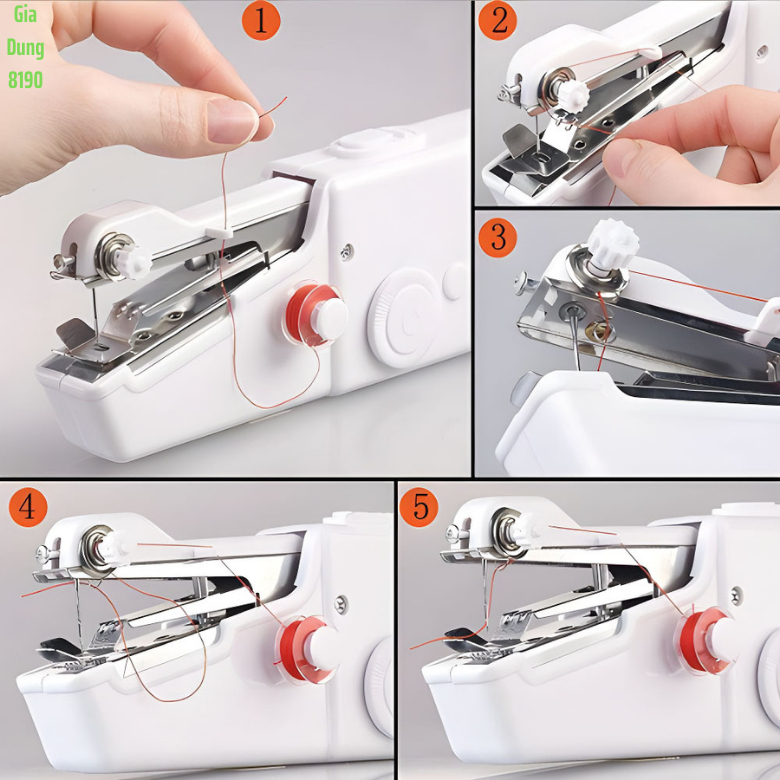 Máy may mini cầm tay - Máy khâu cầm tay nhỏ gọn, tiện dụng . máy may thông minh