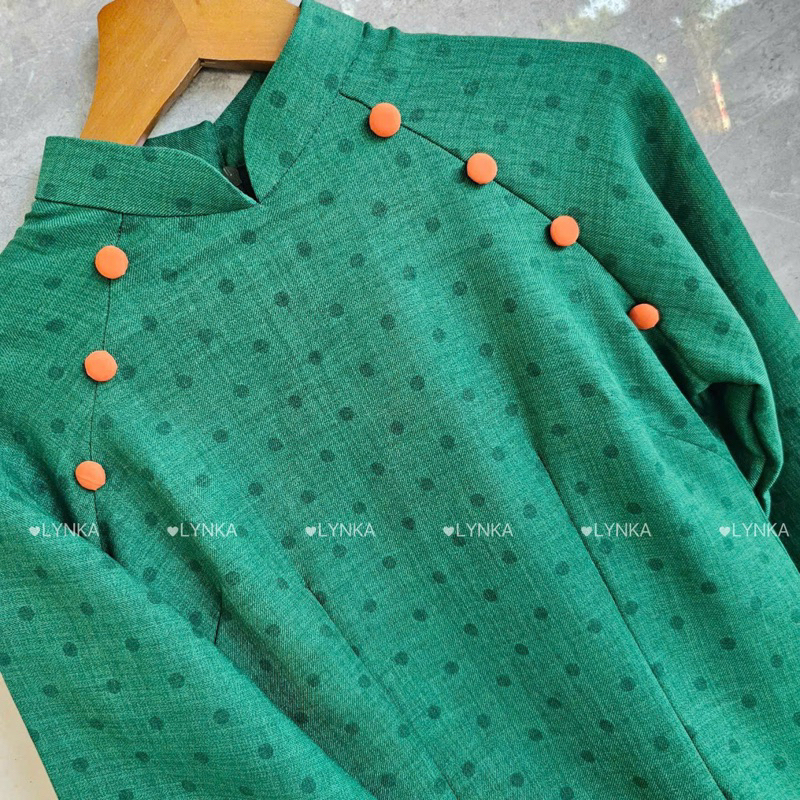 CT04- Áo dài đũi cách tân/ aodailynka88