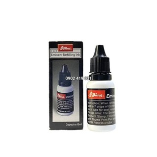 Mực lăn tay Shiny E161 ( Chai 15ml. Xanh/ Đỏ/ Đen )