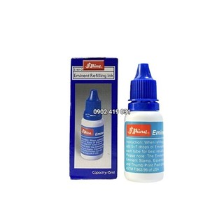 Mực lăn tay Shiny E161 ( Chai 15ml. Xanh/ Đỏ/ Đen )