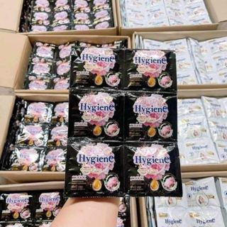 Nước xả vải Hygiene đen Thái Lan gói 20g, nước xả vải đậm đặc, hương nước hoa