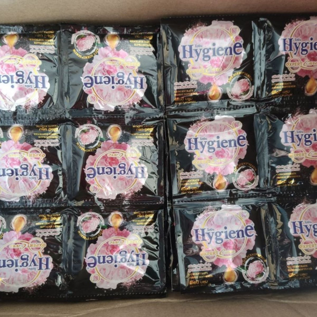 Nước xả vải Hygiene đen Thái Lan gói 20g, nước xả vải đậm đặc, hương nước hoa