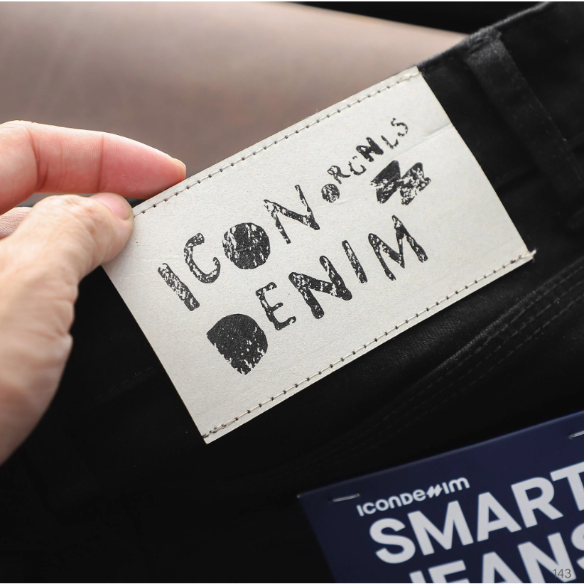 Quần jean nam Smart Jeans ICONDENIM Black Wash thoáng khí chuẩn form - QJID0143