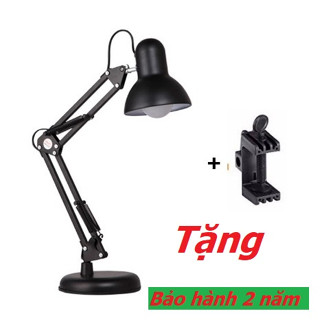 Đèn để bàn kèm kẹp bàn đa năng Đen
