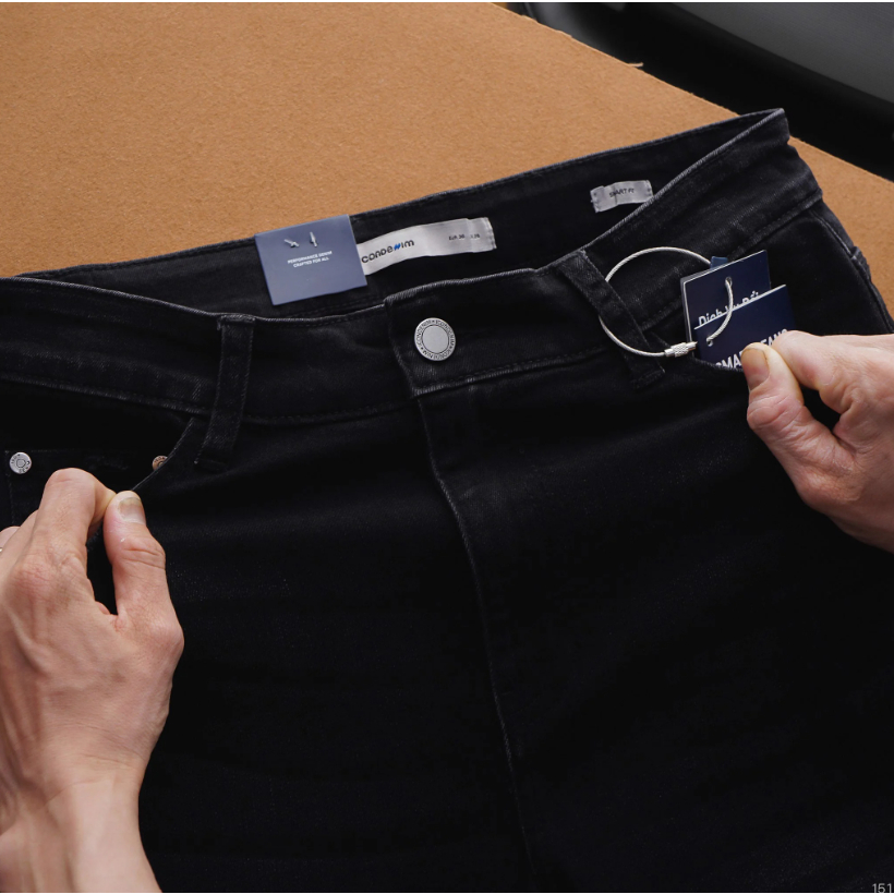 Quần jean nam ICONDENIM Smart Jeans Dark Grey chất denim co giãn tốt dáng ôm vừa - QJID0151