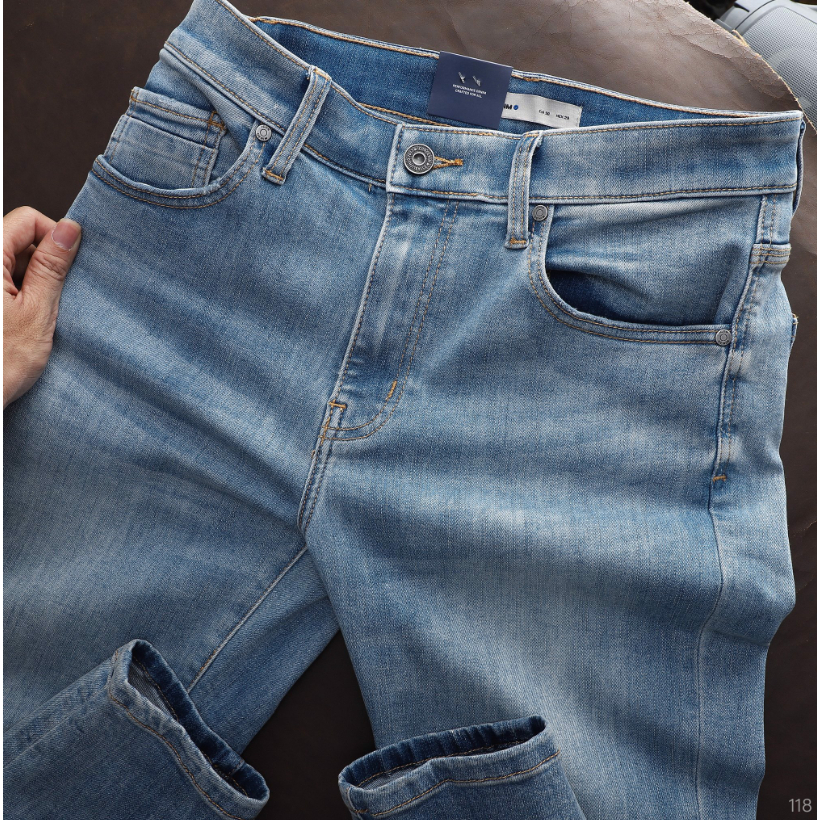 Quần jean nam Smart Jeans ICONDENIM Form Smart Fit co giãn phục hồi form dáng - QJID0118