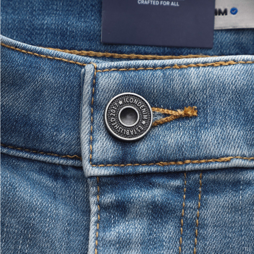 Quần jean nam Smart Jeans ICONDENIM Form Smart Fit co giãn phục hồi form dáng - QJID0118