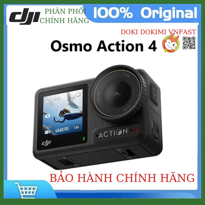 Camera hành động DJI Osmo Action 4 - Standard và Combo - Tặng 32G - chính hãng DJI - BH 12T