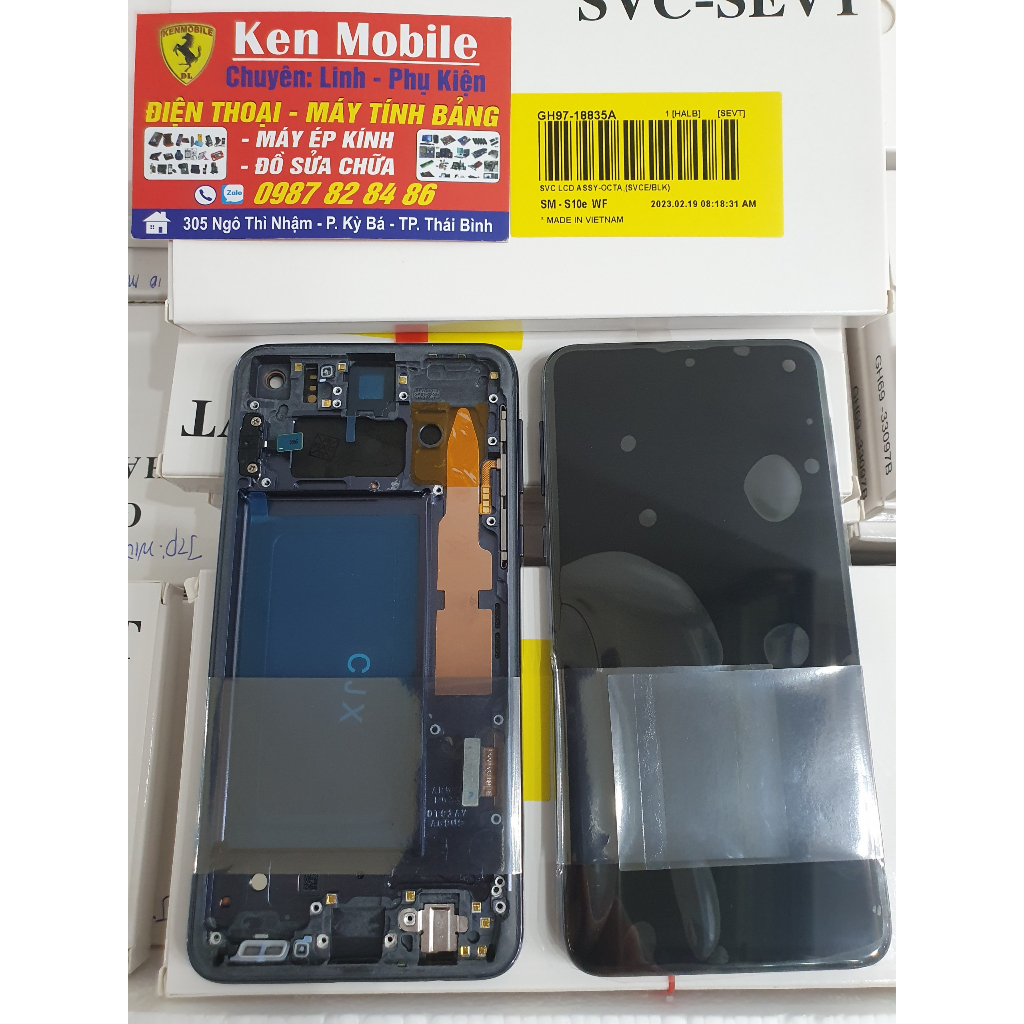 Màn Hình Samsung S10e / SM-G970F, Loại Zin Hãng (tặng kèm keo dán)