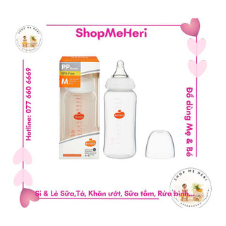 Bình sữa Wesser Nano Silver 60ml/140ml/250ml (Mẫu mới)