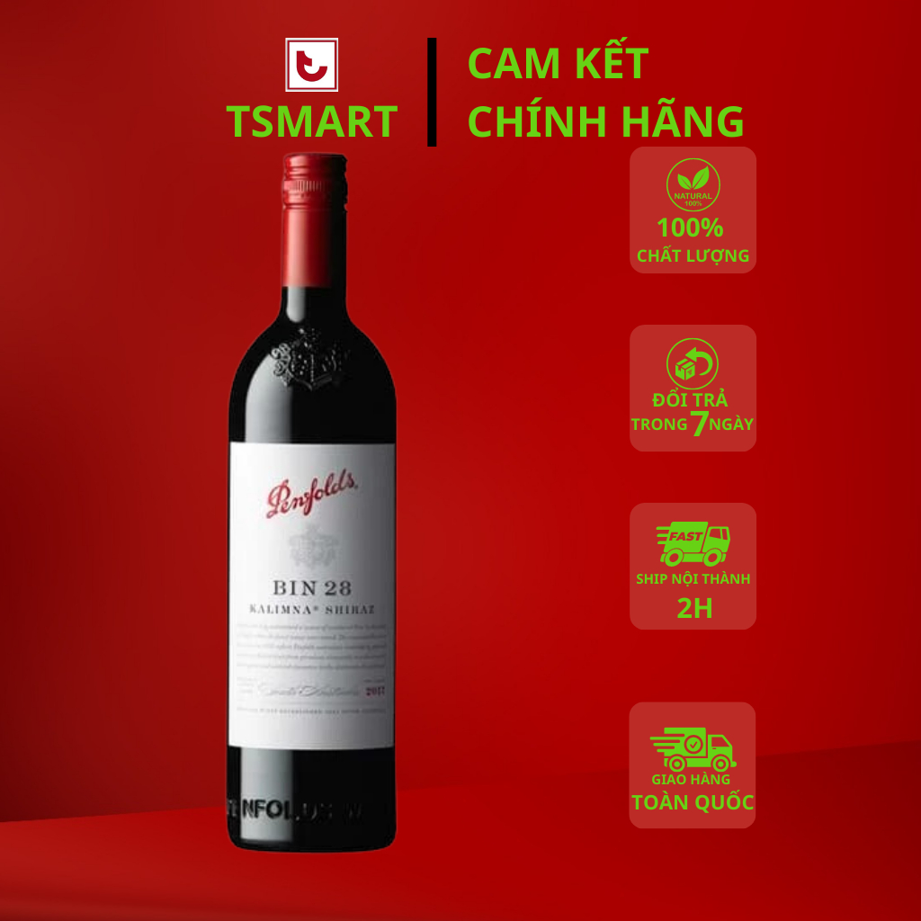 Rượu Vang Đỏ Penfolds Bin 28 Kalimna Shiraz, rượu vang Úc