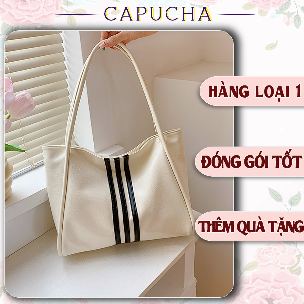 Túi xách nữ đeo vai công sở chất da mềm mịn tuyệt đỉnh Capucha T380