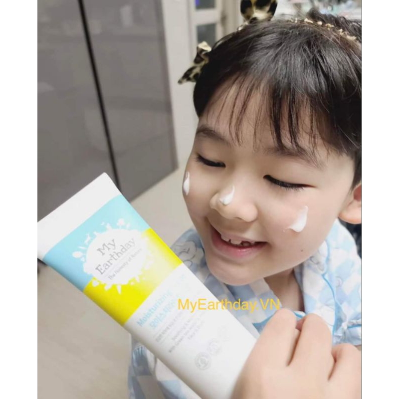 Lotion dưỡng ẩm cho mặt và body My Earthday Hàn quốc 150ml cho bé từ sơ sinh