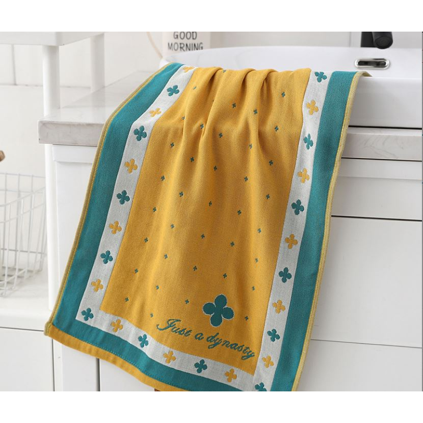 🔴TH Khăn mặt vải Xô cotton sợi tre Organic Nature100%