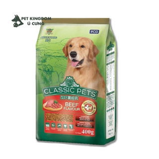 Thức ăn hạt cho chó classic pets gói 400gr