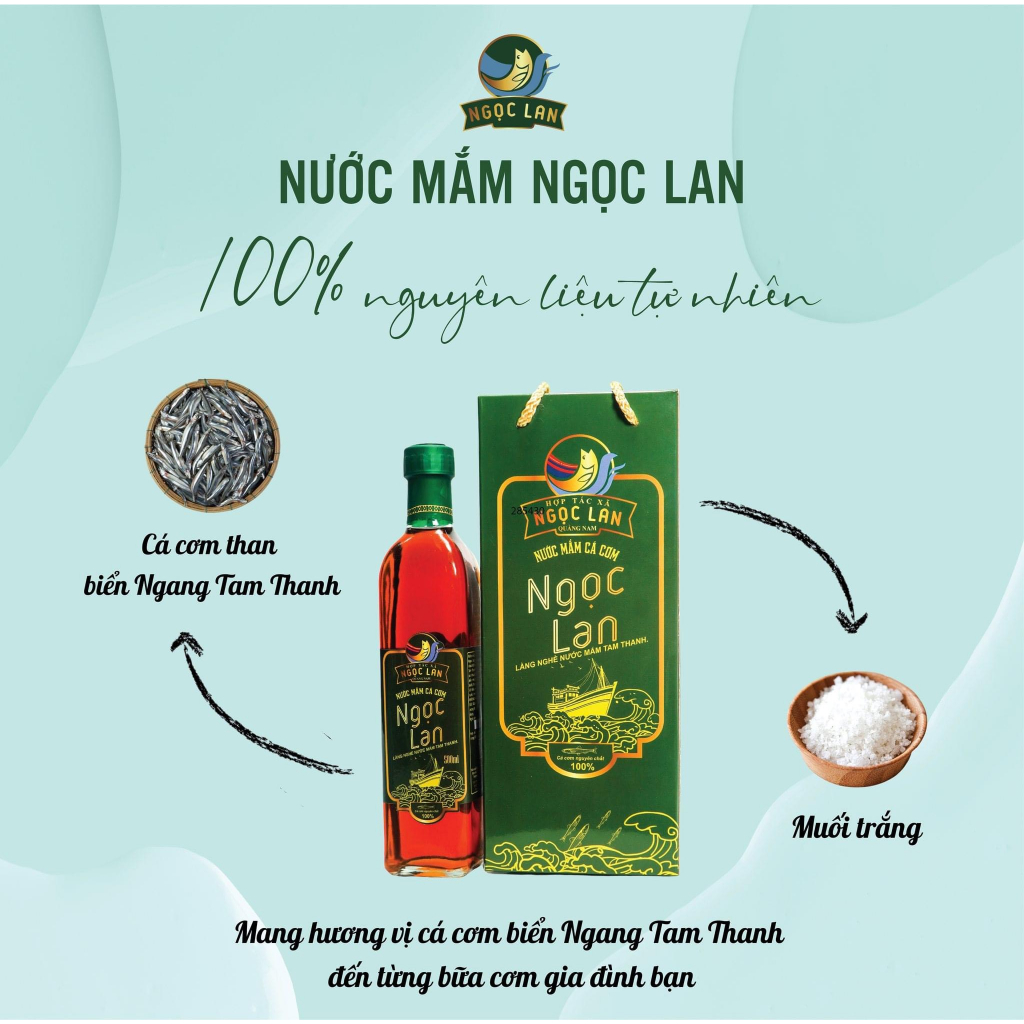 Nước mắm nhỉ cá cơm NGỌC LAN 500ml
