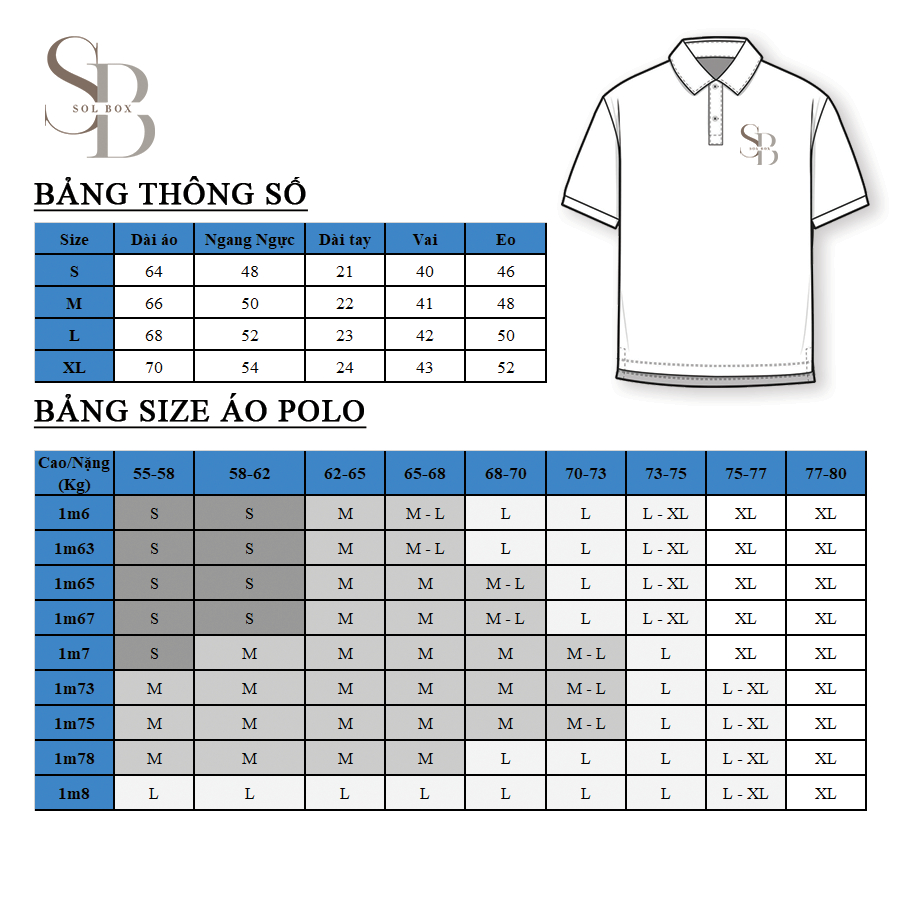 Áo polo nam trắng siêu tôn dáng SOL BOX, đơn giản, vải dệt pique cao cấp, nam tính, sang trọng, thanh lịch PLT01