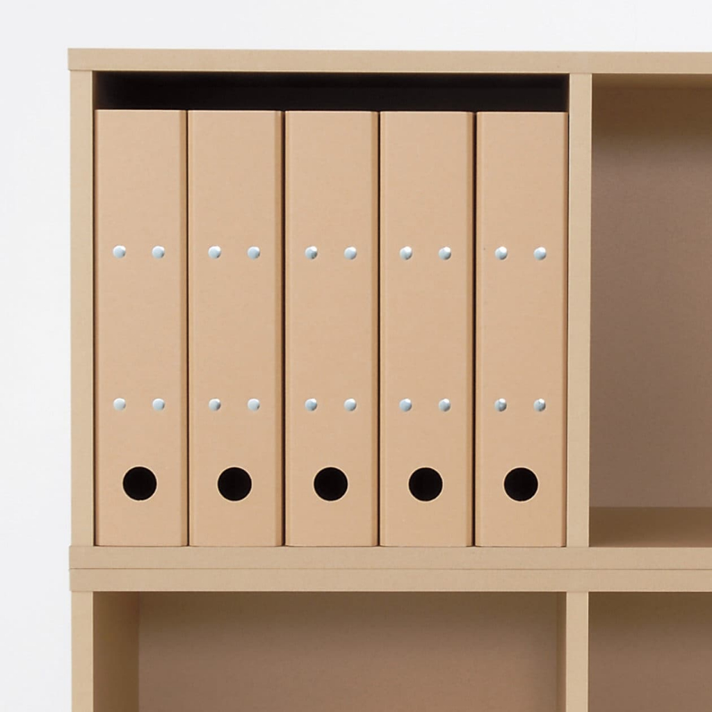 Muji Bìa Còng A4 Bo Góc - Xám Đậm, 2 Lỗ