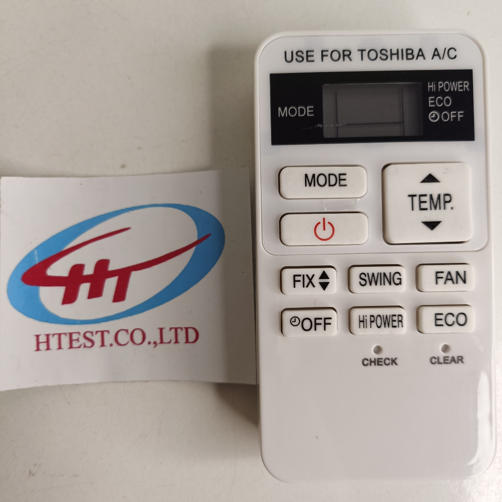Remote - Điều khiển máy lạnh Toshiba viền đen - Hàng chính hãng
