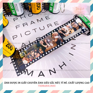 MÓC KHÓA CUỘN FILM QUÀ LƯU NIỆM - KÈM IN ẢNH THEO YÊU CẦU - KHÔNG PHAI MÀU CHỐNG NƯỚC CAO