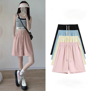 Quần Shorts Nữ Kaki TRƠN cạp chun dây rút