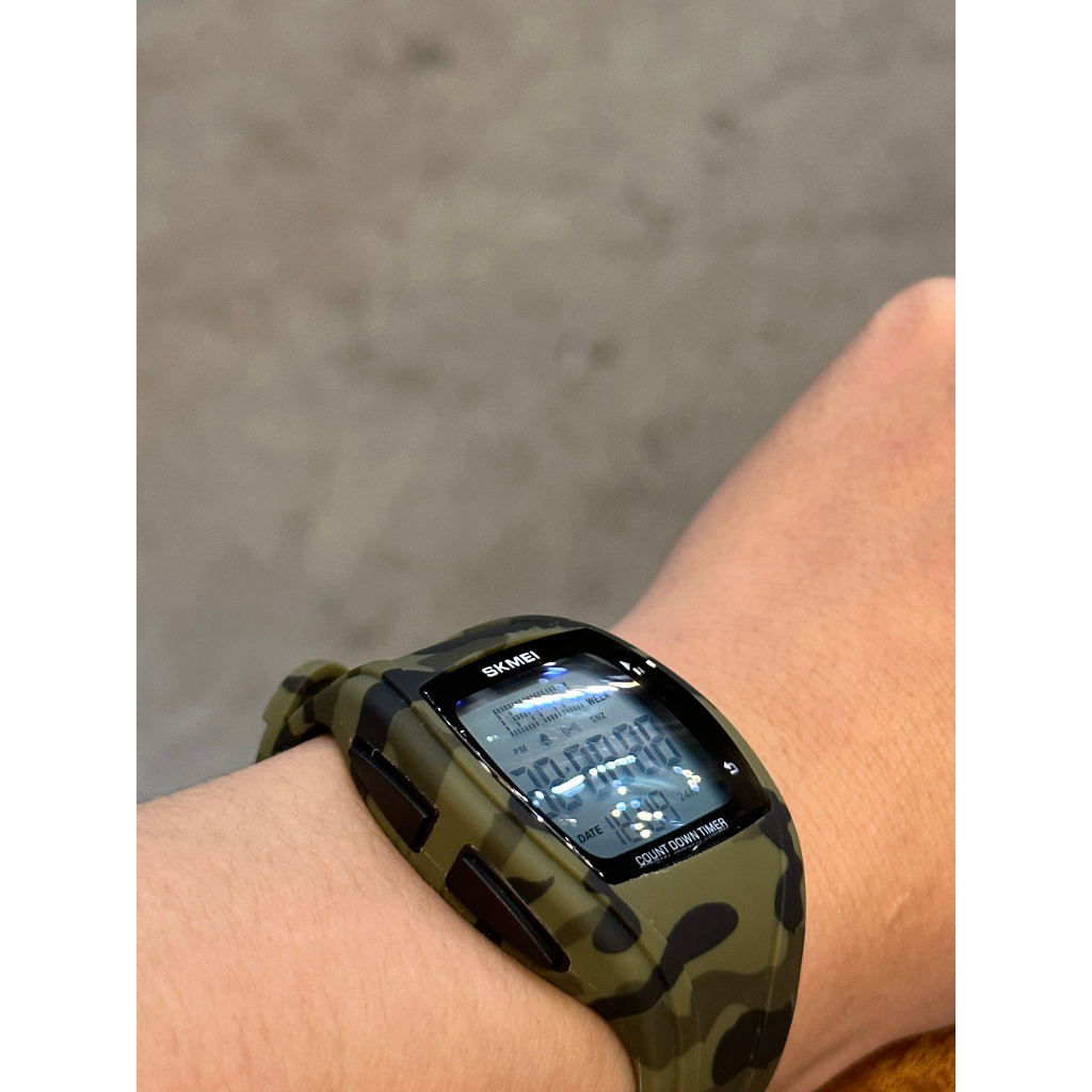 Đồng Hồ Nam Nữ dây Silicol SKMEI có lịch ngày tháng, đồng hồ kim loại nam dằn di quân đội, đồng hồ thời trang nam vip