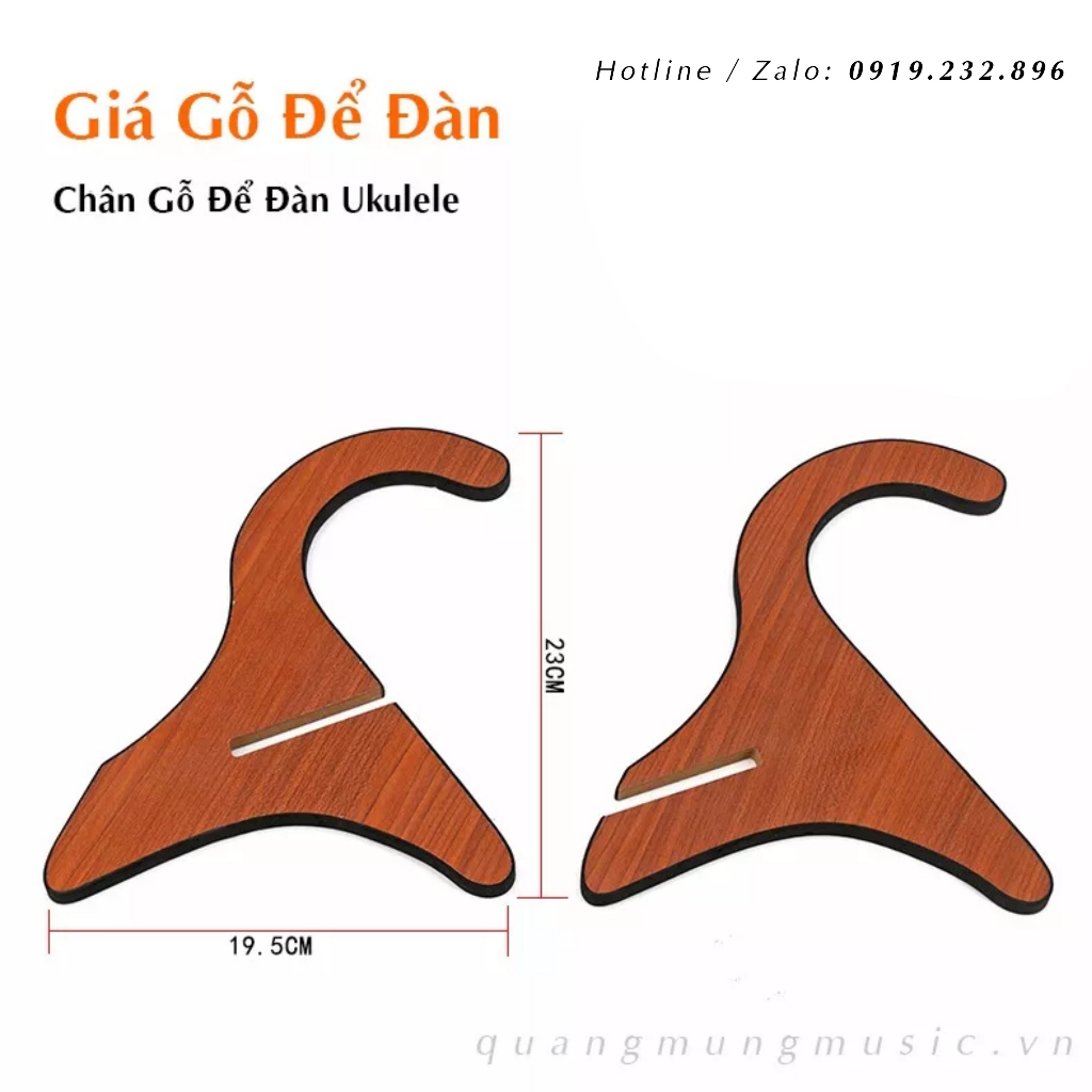 Kệ Giá Chân Gỗ Để Đàn Ukulele - Violin - Chân kê đàn