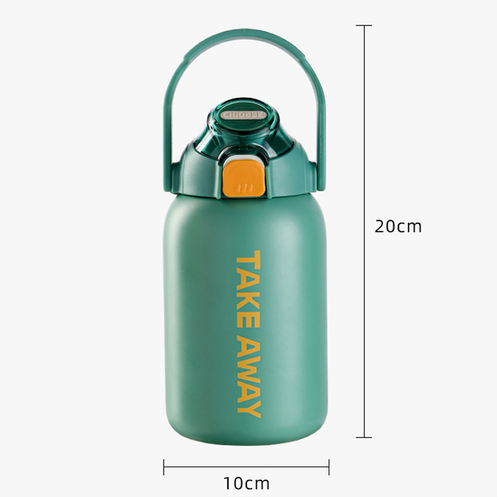 Bình giữ nhiệt Sport 800ml  chất liệu inox 304 có ống hút,quai xách,giữ nóng lạnh lên đến 12h