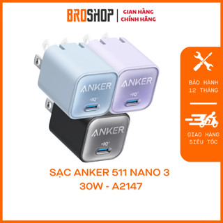 [CHÍNH HÃNG] SẠC ANKER 511 NANO 3 30W - A2147