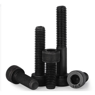 Set 10 con ốc bulong lục giác đầu trụ tôi đen m3 m4 m5 m6