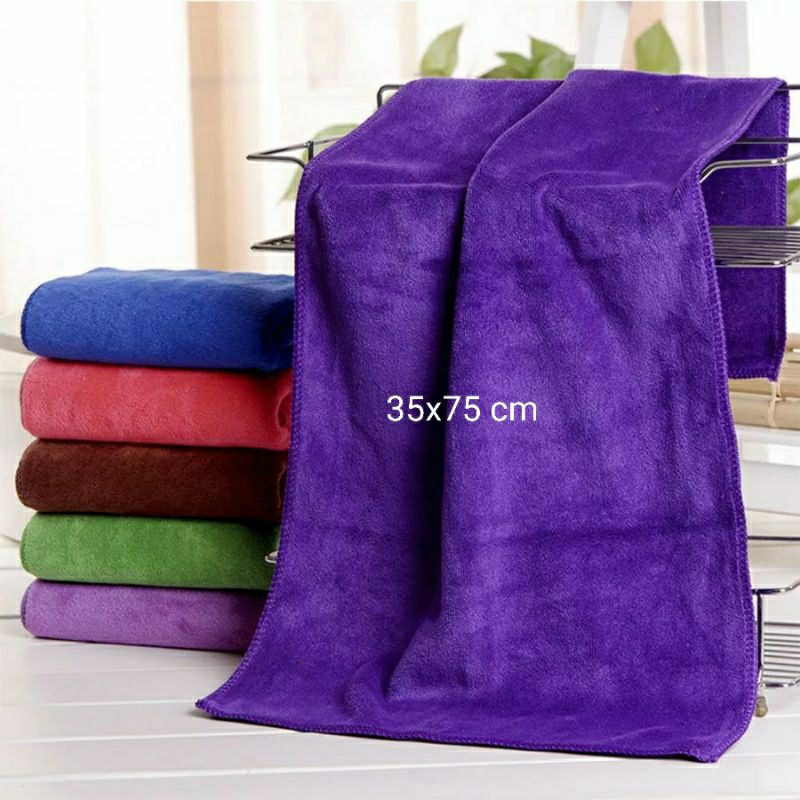 Khăn lau xe chuyên dụng ô tô Microfiber 2 lớp siêu thấm không bị sơ rối