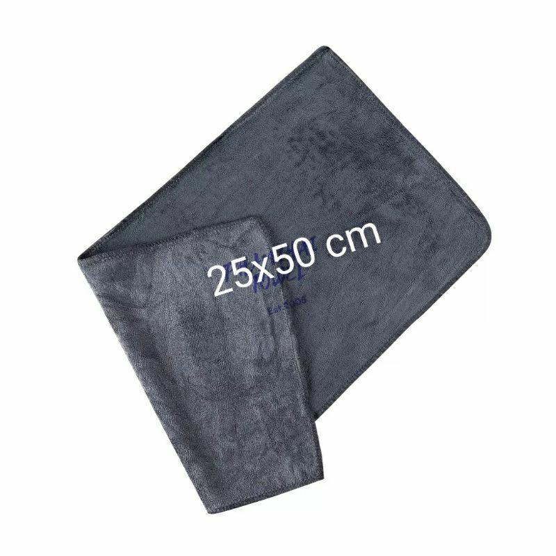 Khăn lau xe chuyên dụng ô tô Microfiber 2 lớp siêu thấm không bị sơ rối