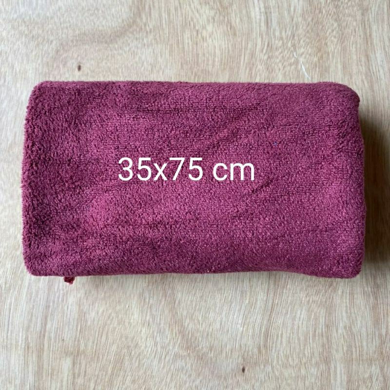 Khăn lau xe chuyên dụng ô tô Microfiber 2 lớp siêu thấm không bị sơ rối